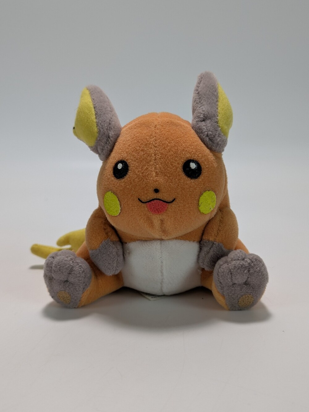 Vintage 1998 Nintendo Game Freak Pokemon Raichu 5.5" Bean Bag Plush